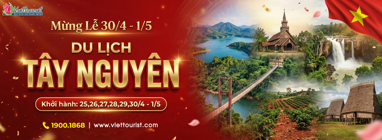 Tour Tây Nguyên lễ 30/4
