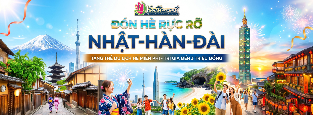 Tour Nhật-Hàn-Đài liên tuyến