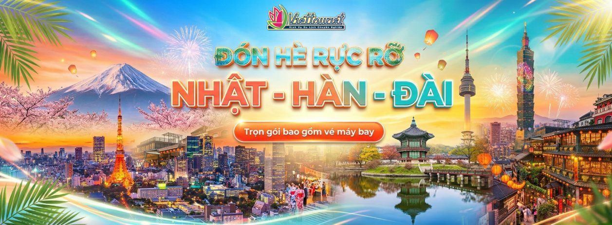 Tour Nhật-Hàn-Đài liên tuyến