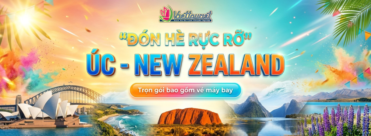 Tour Úc - New Zealand Mùa Hè Tháng 12 - 02