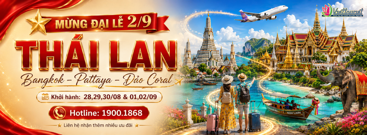 Tour Lễ 2/9 Thái Lan