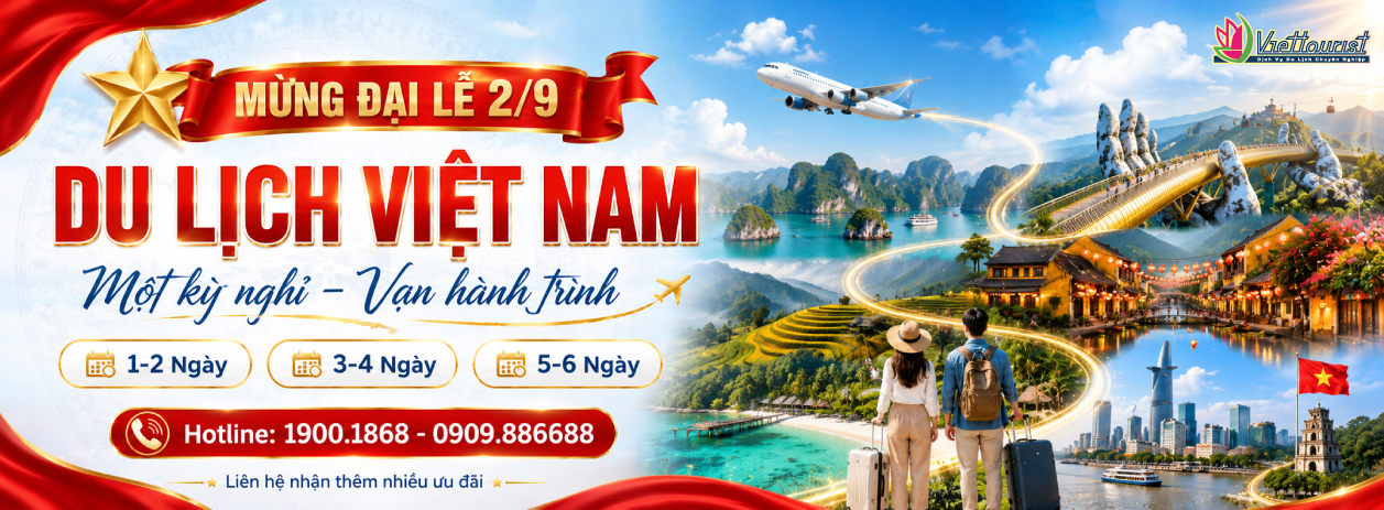 Du lịch Lễ 2/9 Trong Nước