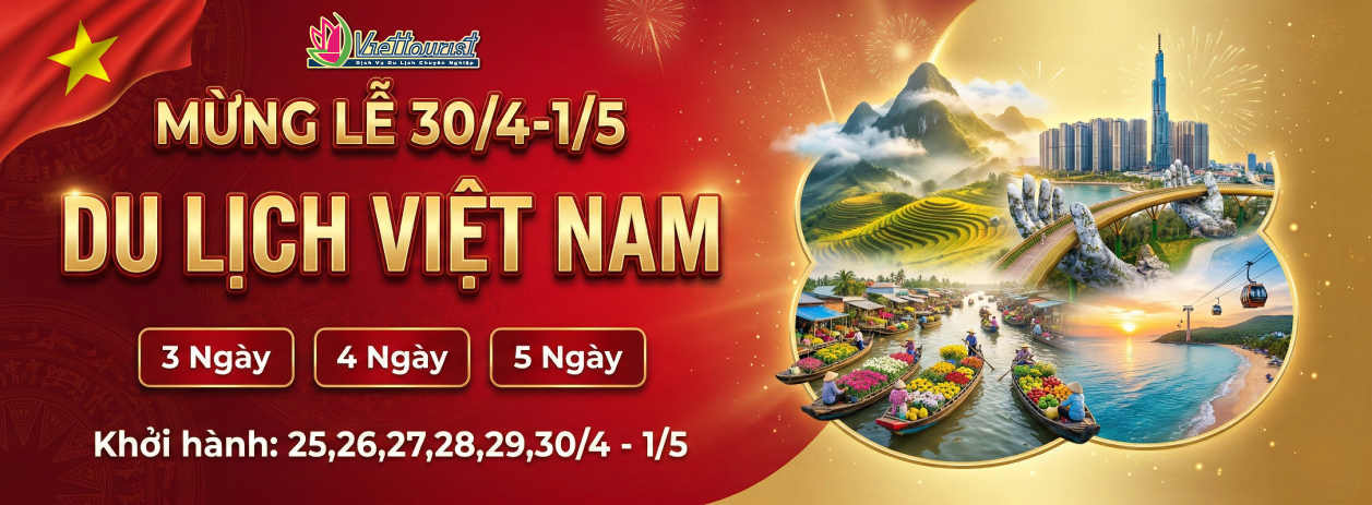 Du lịch Lễ 30/4 trong nước