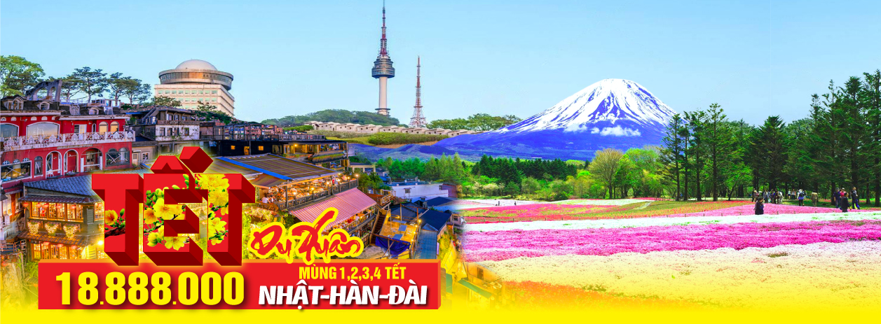 Tour Nhật-Hàn-Đài Tết Nguyên Đán