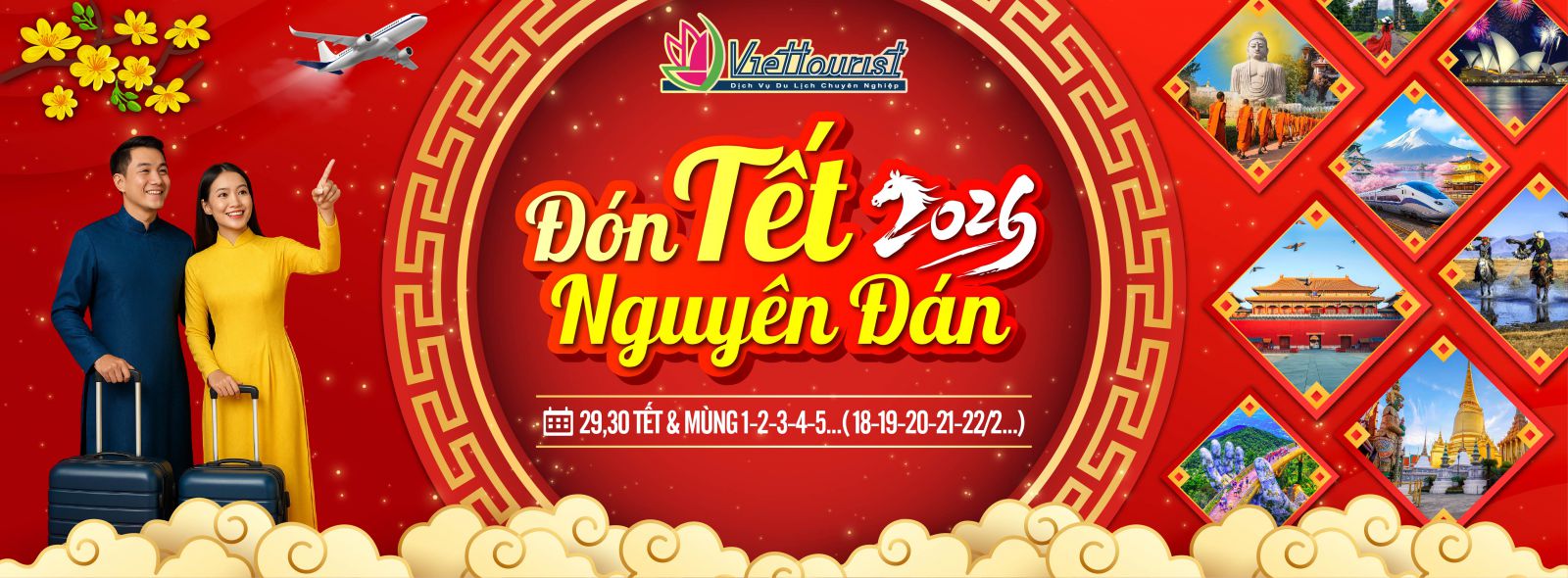 Du lịch TẾT NGUYÊN ĐÁN 2026
