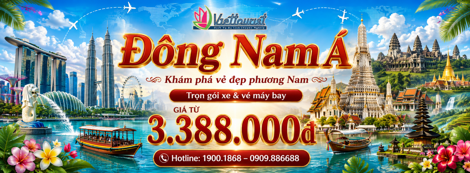 Tour Đông Nam Á Liên Tuyến