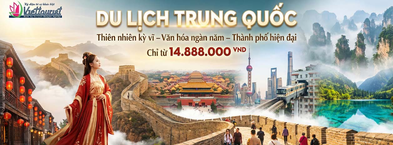 Tour Trung Quốc trong tháng