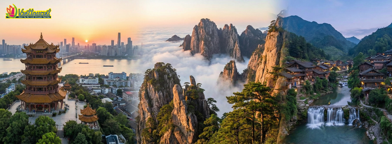 Vũ Hán-Hoàng Sơn-Vọng Tiên Cốc