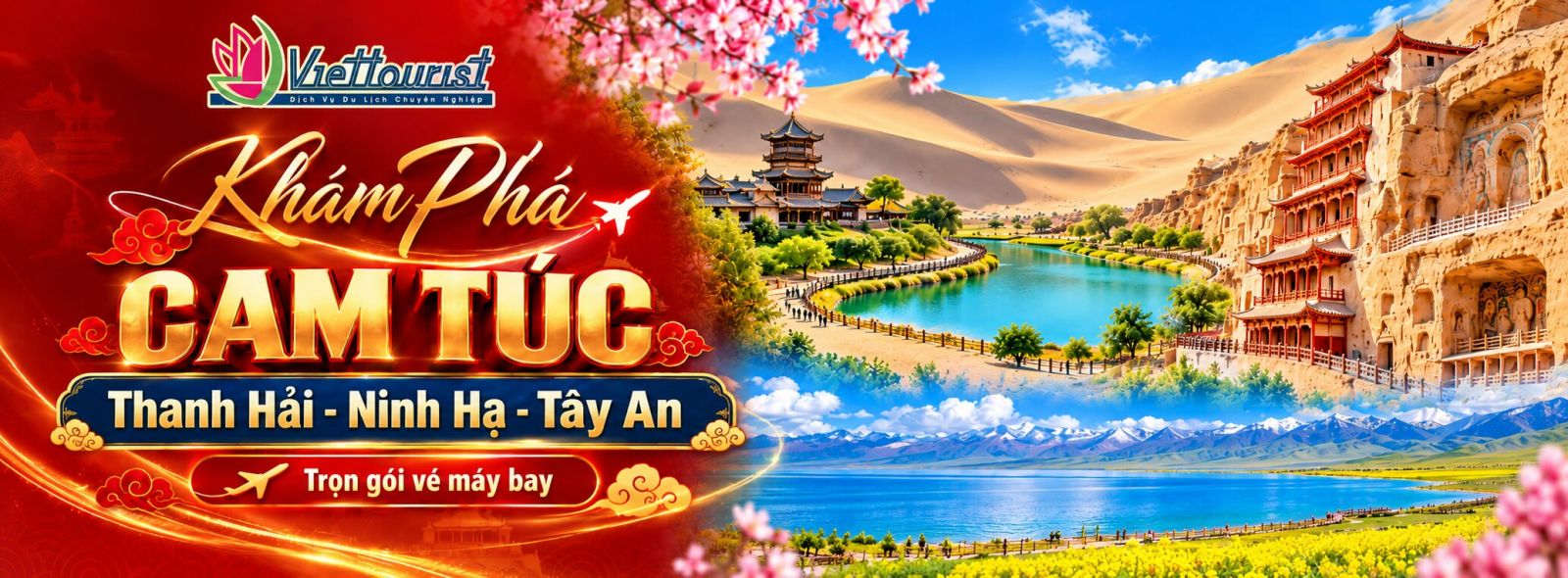 Tây An - Cam Túc - Ninh Hạ - Thanh Hải