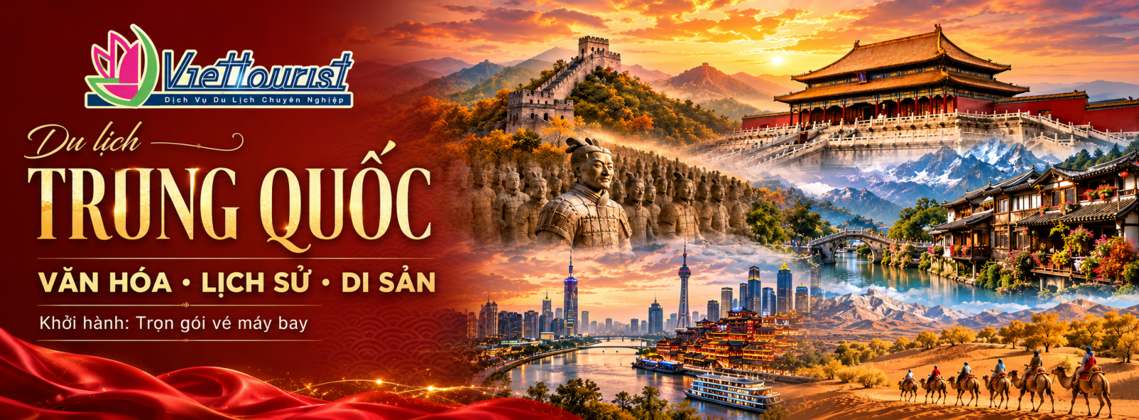 Tour Trung Quốc Văn Hóa - Lịch Sử - Di Sản
