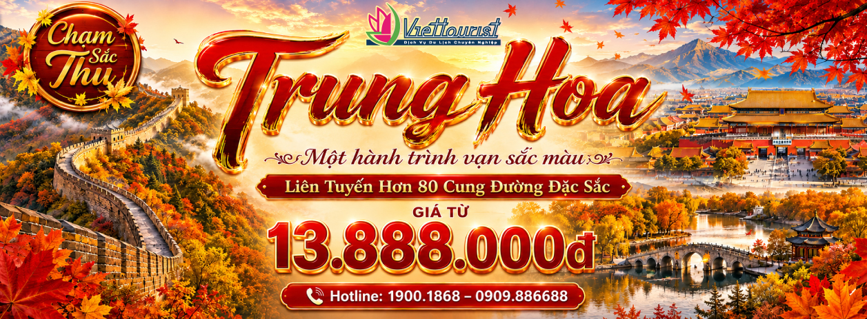 Tour Trung Quốc Mùa Thu