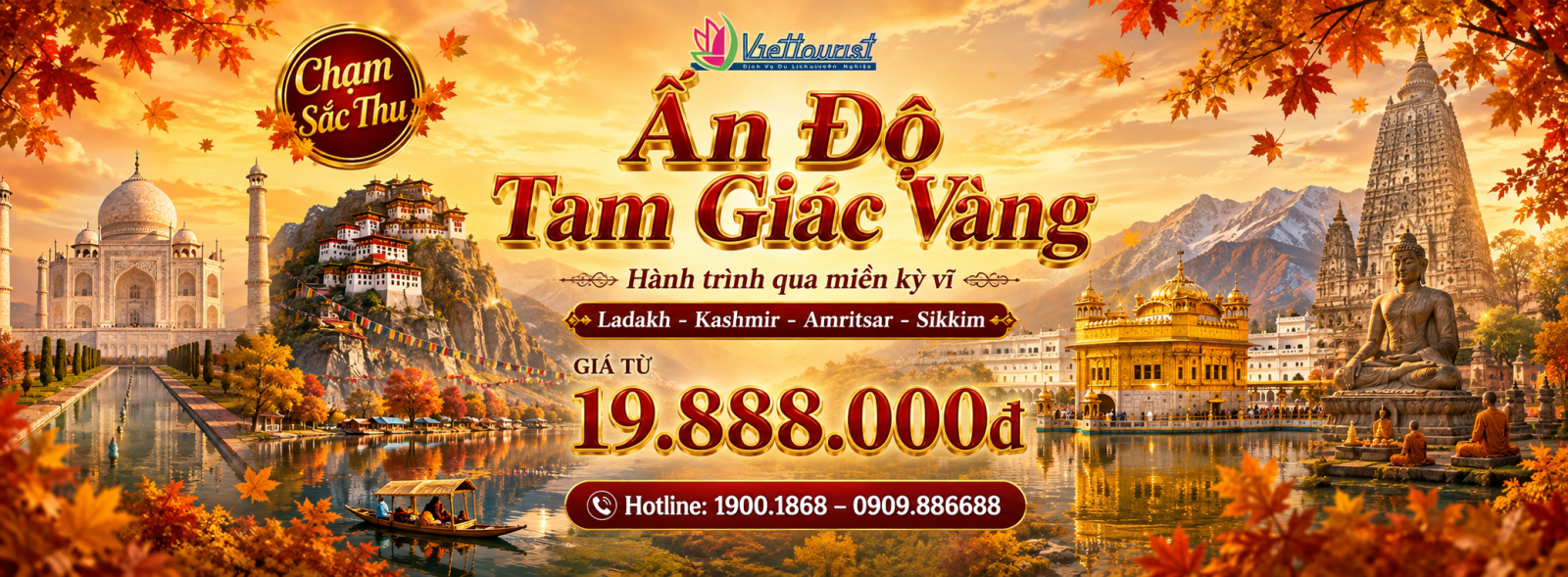 Du Lịch Ấn Độ 2026 - 2027