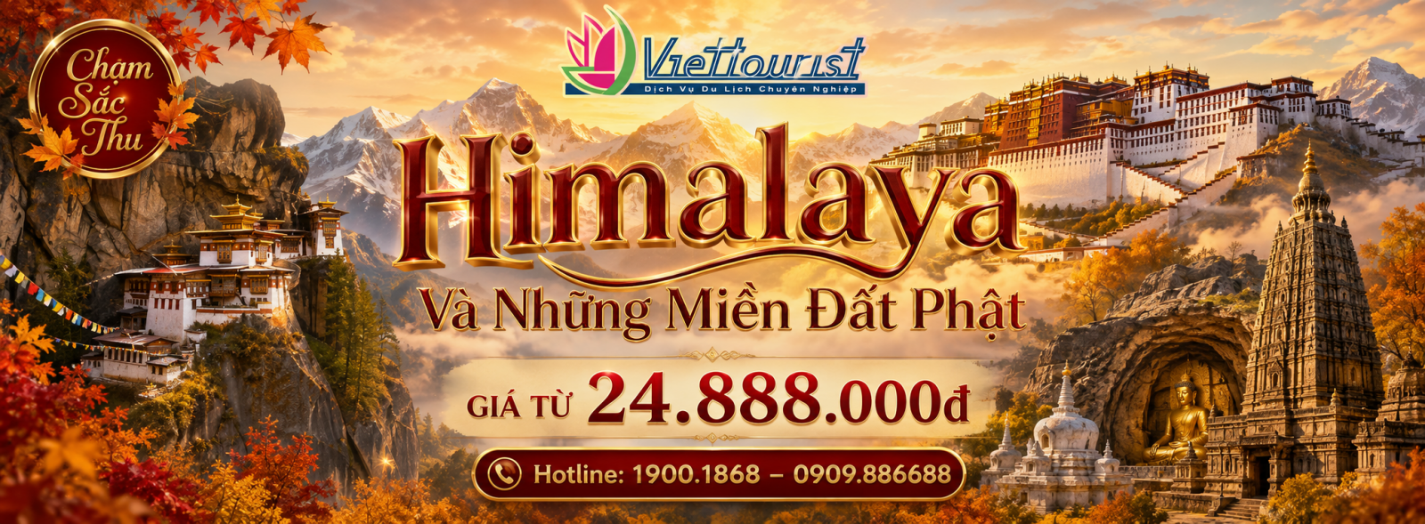 Tour Phật Gíao - Về Miền Đất Phật