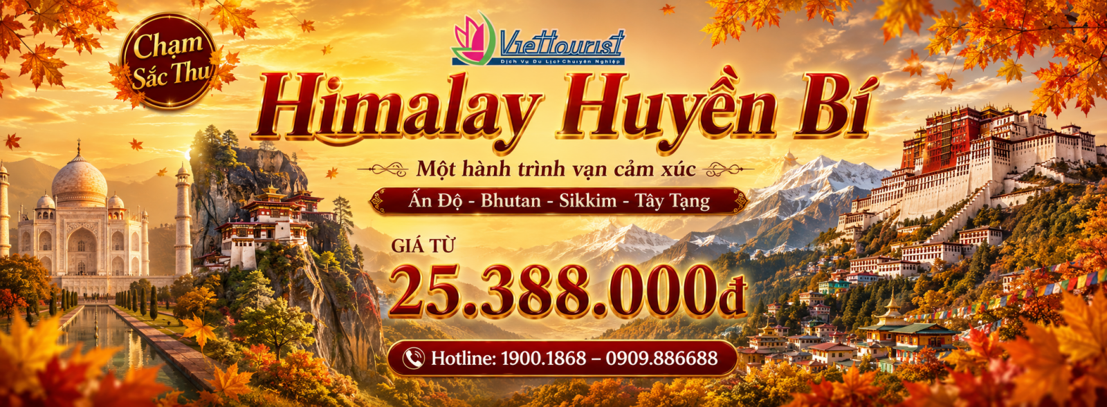 Tour du lịch Himalaya Huyền Bí