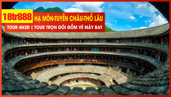 Tour Du lịch Tết Dương Lịch HẠ MÔN - TUYỀN CHÂU - THỔ LÂU 4N3Đ