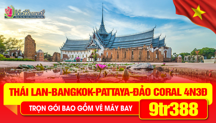 Du Lịch lễ 30/4 Thái Lan Bangkok - Pattaya 4ngày 3 đêm kích cầu