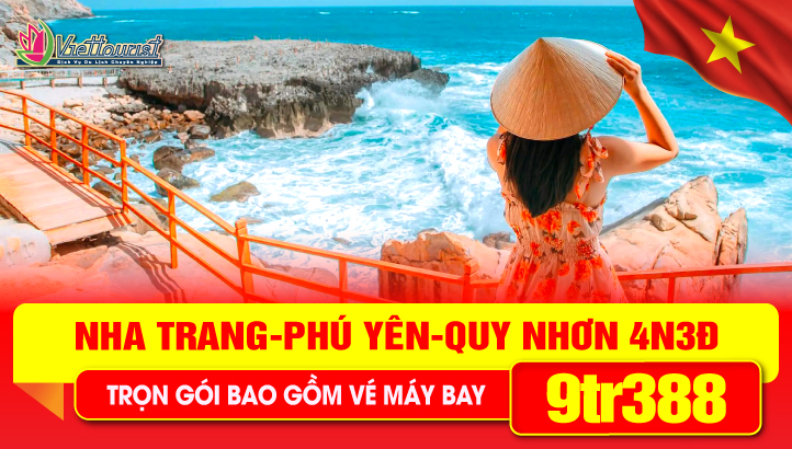 Tour du lịch lễ 30/4 NHA TRANG - PHÚ YÊN - QUY NHƠN 4 NGÀY 3 ĐÊM