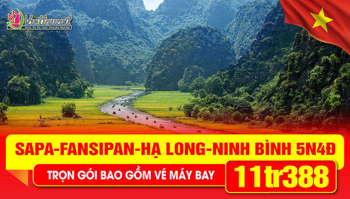Tour du lịch Lễ 30/4 HÀ NỘI - SAPA - FANSIPAN - HẠ LONG - NINH BÌNH 5N4Đ