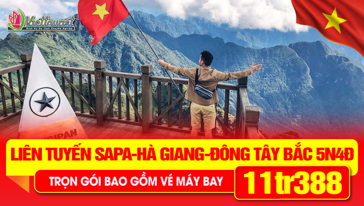 Tour du lịch lễ 30/4 Sapa - Hà Giang - Đông Tây Bắc liên tuyến 5 Ngày 4Đêm