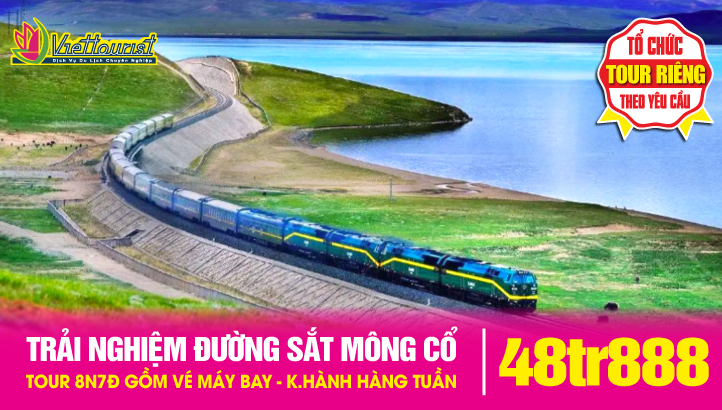 Tour Du Lịch Mông Cổ 8N7Đ - DẤU ẤN DU MỤC 4 MÙA - Trải nghiệm tuyến đường sắt xuyên sa mạc Gobi từ Nội Mông đến Mông Cổ - Thủ Đô Ulan Bator - Tour mới 2025