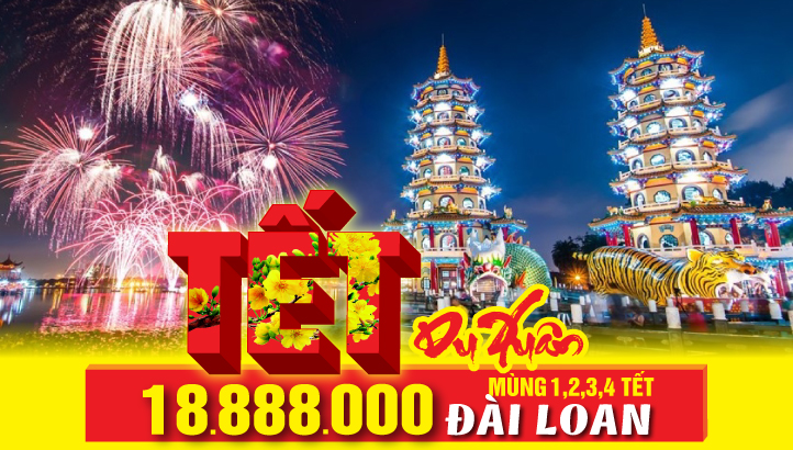 Tour Đài Loan Tết Nguyên Đán