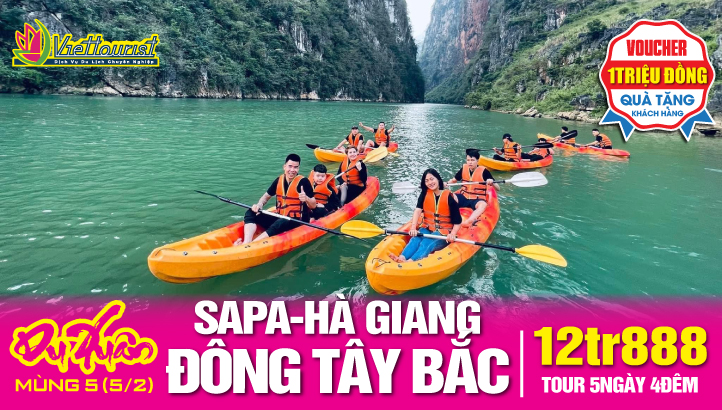 Tour du lịch Tết Nguyên Đán Sapa - Hà Giang - Đông Tây Bắc liên tuyến 5N4D