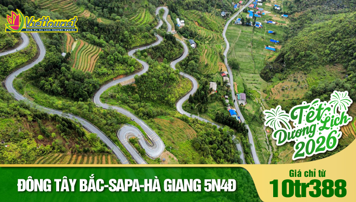 TOUR TẾT DƯƠNG LỊCH SAPA - HÀ GIANG - PHÚ THỌ 5N4Đ