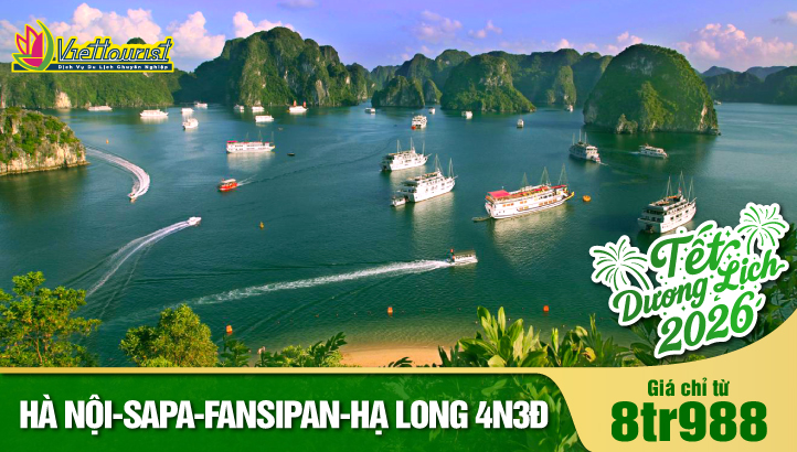 TOUR TẾT DƯƠNG LỊCH HÀ NỘI - SAPA - HẠ LONG 4N3Đ