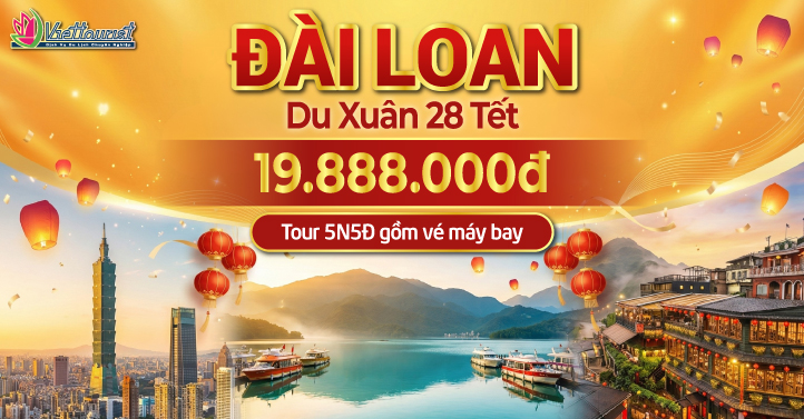 Du lịch Tết ĐÀI LOAN - Du xuân 3 miền ĐÀI BẮC - ĐÀI TRUNG - CAO HÙNG - NGẮM HOA ANH ĐÀO 5N5Đ