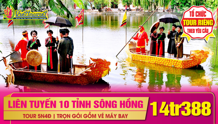TOUR DU LỊCH TẾT 10 TỈNH ĐỒNG BẰNG SÔNG HỒNG 5N4Đ