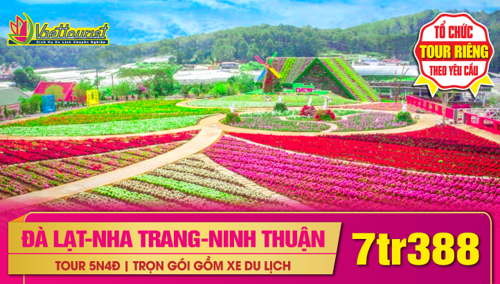 TOUR DU LỊCH TẾT ĐÀ LẠT - NHA TRANG – NINH THUẬN - MŨI NÉ 5N4D