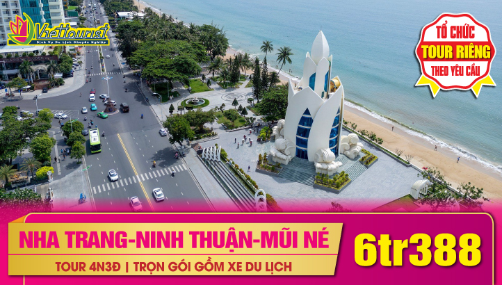 TOUR DU LỊCH TẾT NHA TRANG - NINH THUÂN - MŨI NÉ 4N3Đ
