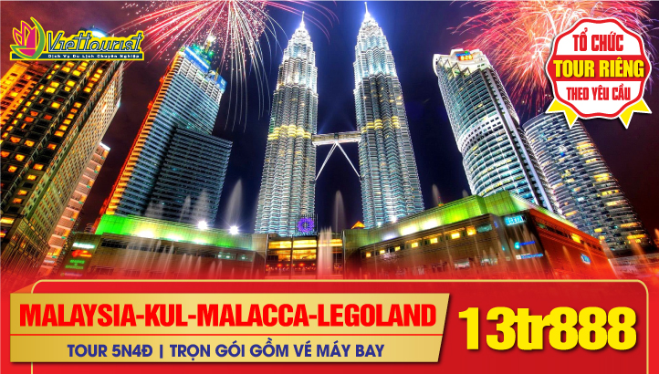 Tour Du Lịch Tết Nguyên Đán MALAYSIA - SINGAPORE 5N4Đ SIÊU TIẾT KIỆM | Johor Bahru - Công Viên Legoland - Singapore - Đảo Sentosa - Phố cổ Malacca - Động Batu - Thủ đô Kuala Lumpur - Cao nguyên Genting - Làng Pháp Bukitt
