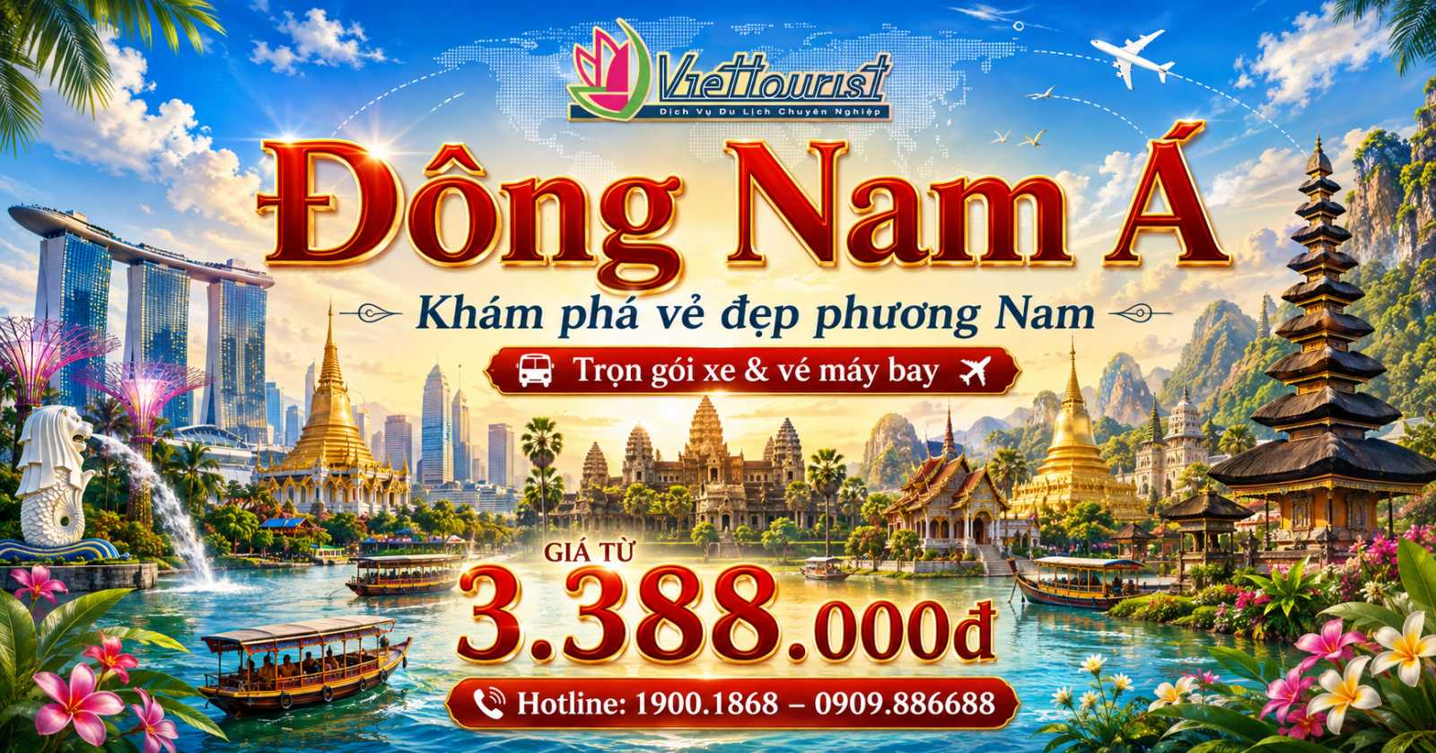 Tour Đông Nam Á Liên Tuyến