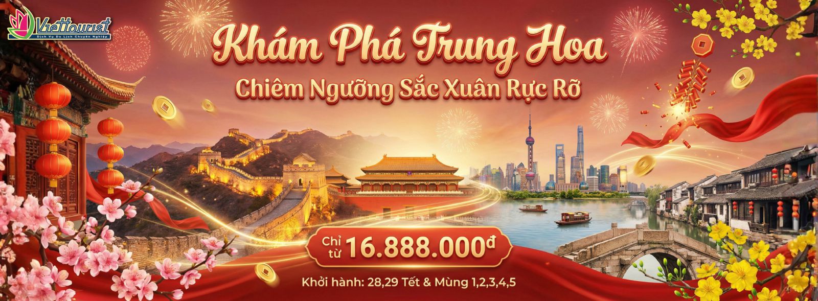 Tour Trung Quốc Tết Nguyên Đán