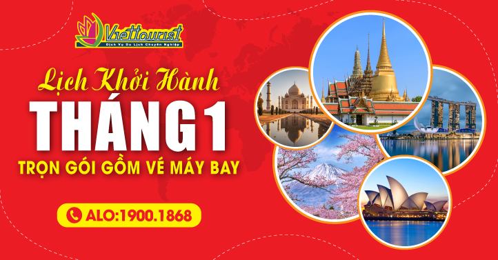 Tour Khởi Hành Tháng 1