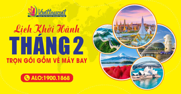 Tour Khởi Hành Tháng 2