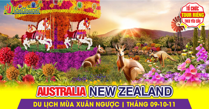 Tour Úc - New Zealand Mùa Xuân Tháng 09 - 11