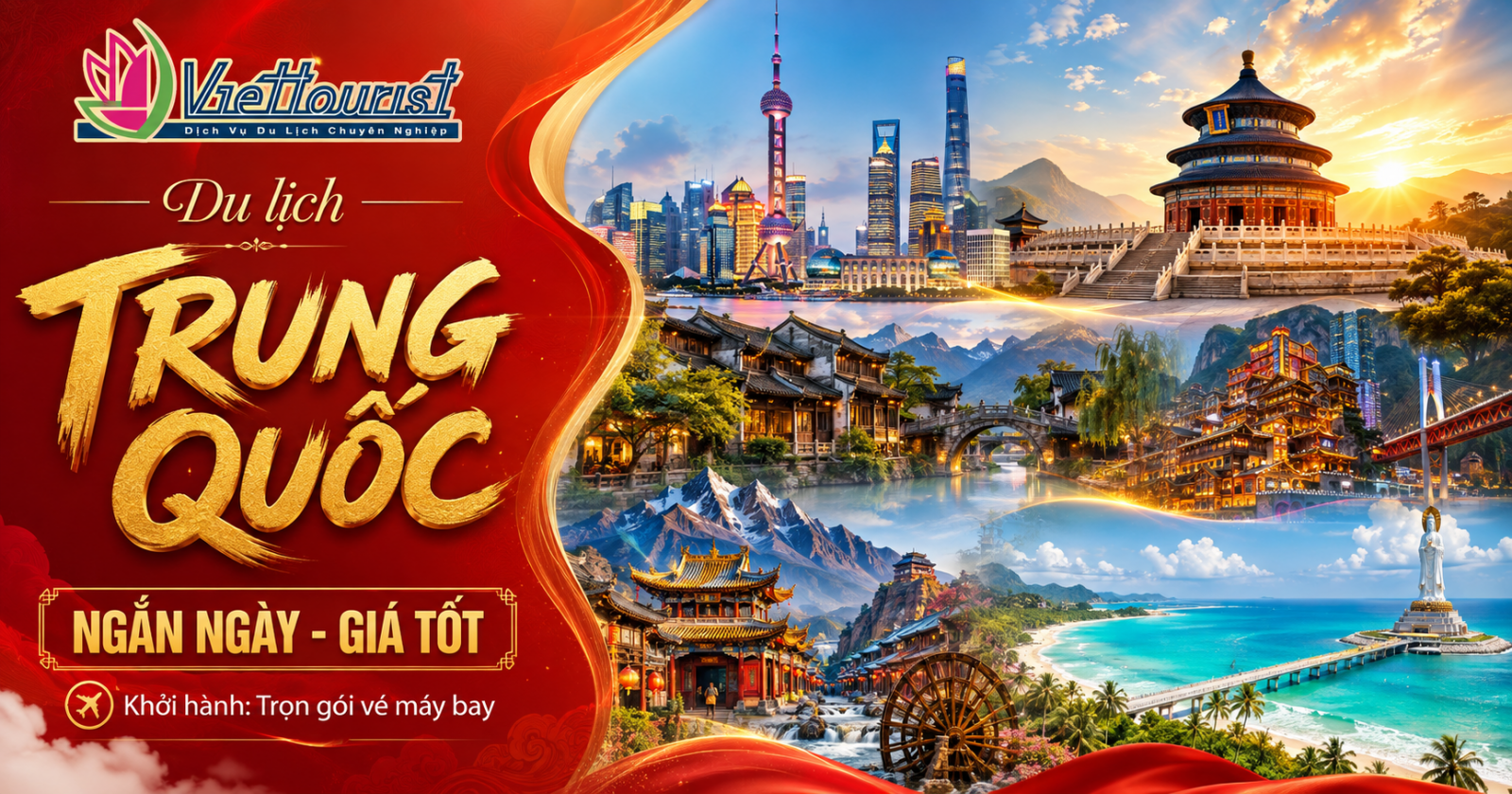 Tour Trung Quốc Ngắn Ngày - Giá Tốt