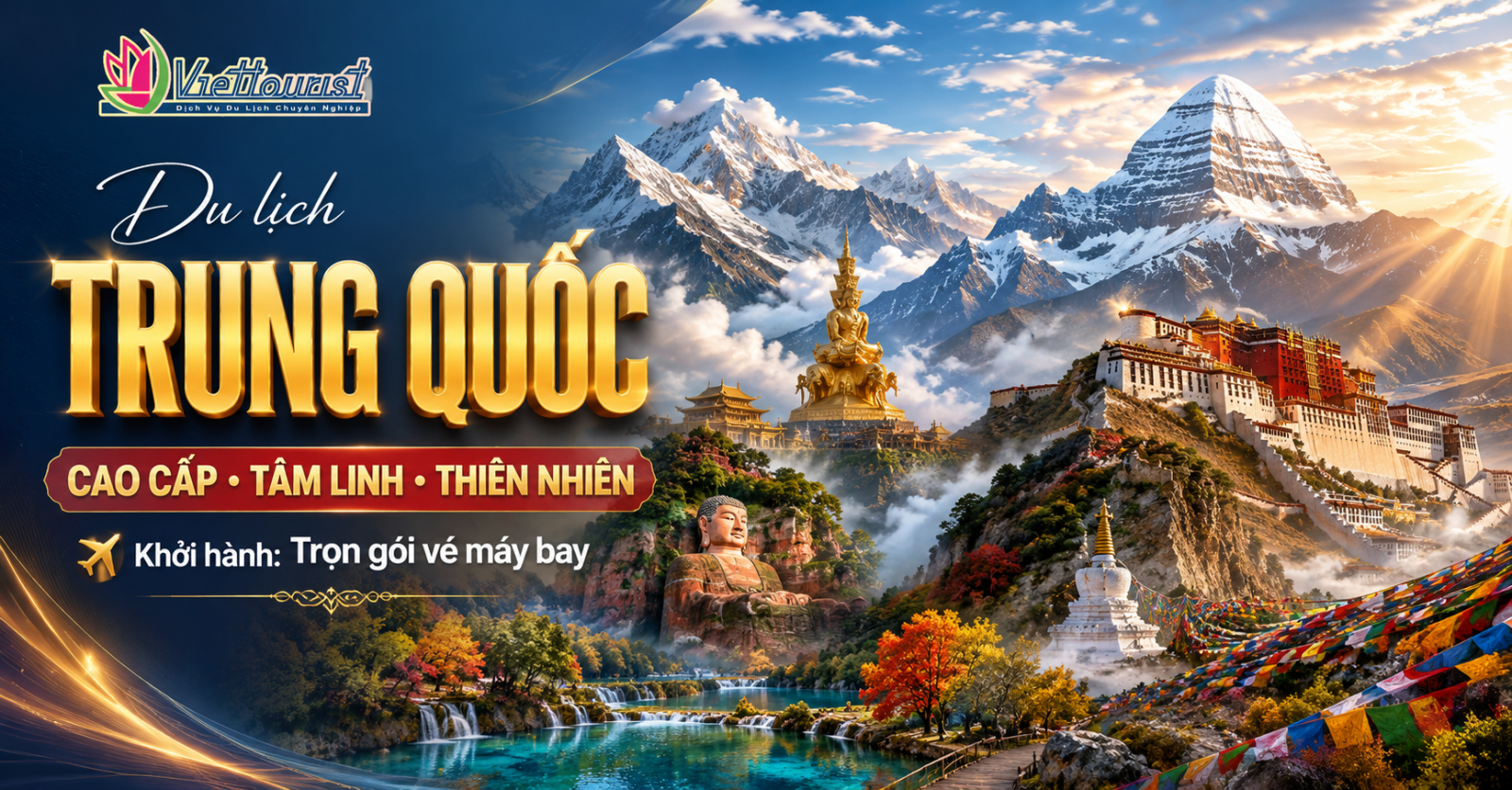 Tour Trung Quốc Thiên Nhiên - Tâm Linh - Cao Cấp