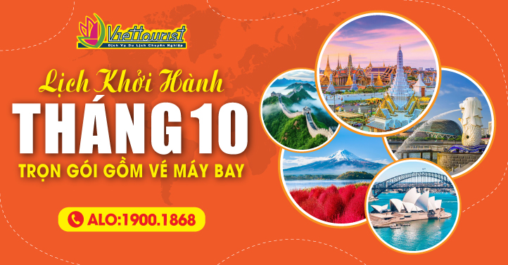 Tour Khởi Hành Tháng 10