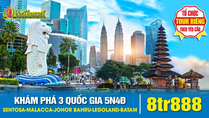 Tour du lịch 03 Quốc Gia 12 dấu Xuất nhập cảnh - Kích cầu