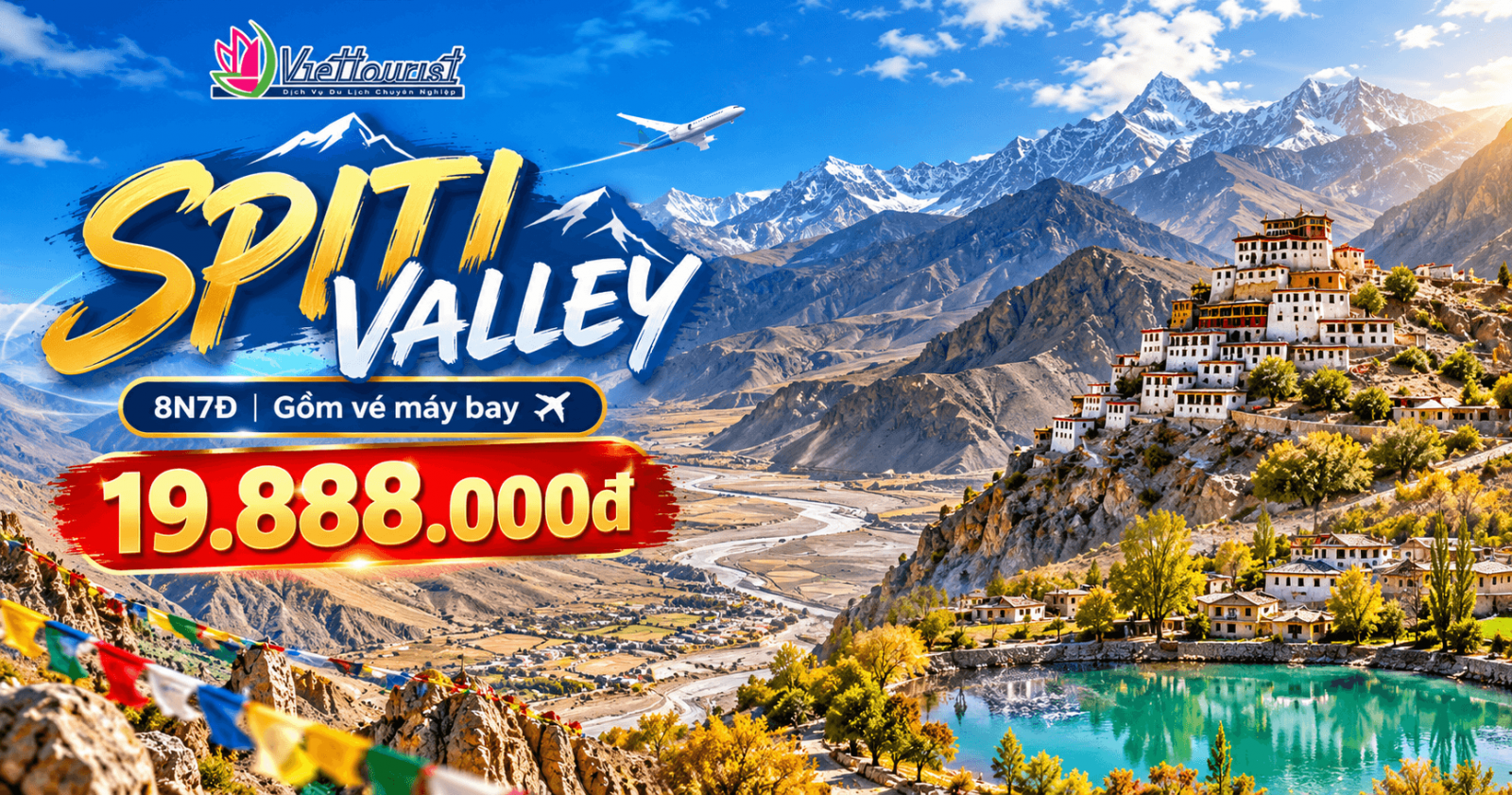 Tour du lịch SPITI VALLEY – LẦN ĐẦU CHẠM VÀO HIMALAYA 8N7Đ đường bộ từ New Delhi