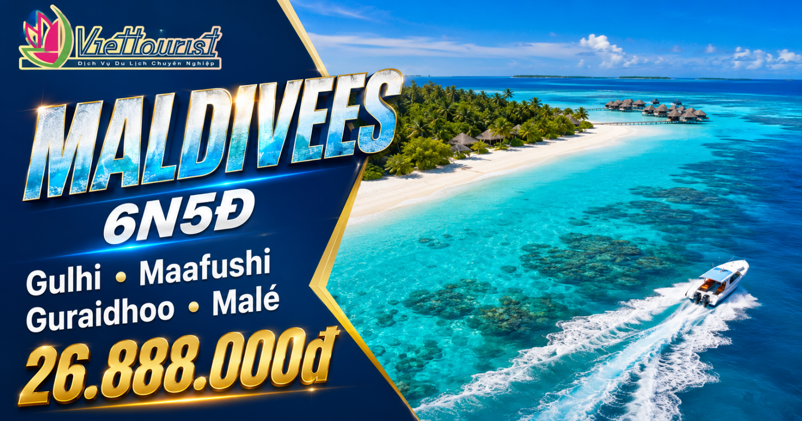 MALDIVES 6N5Đ – SỐNG GIỮA ĐẢO THIÊN ĐƯỜNG