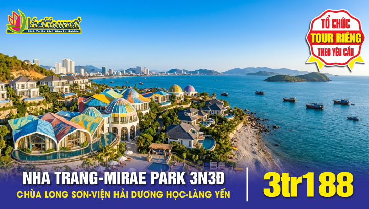 NHA TRANG - MIRAE PARK BÃI SỎI 3 NGÀY 3 ĐÊM