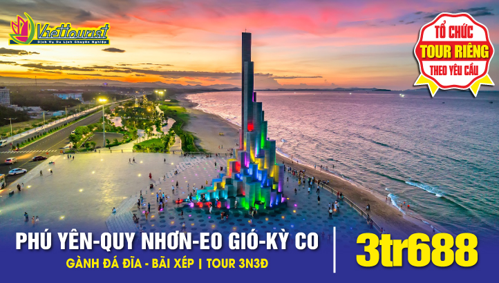 TOUR QUY NHƠN - PHÚ YÊN | TOUR XE 3 NGÀY 3 ĐÊM