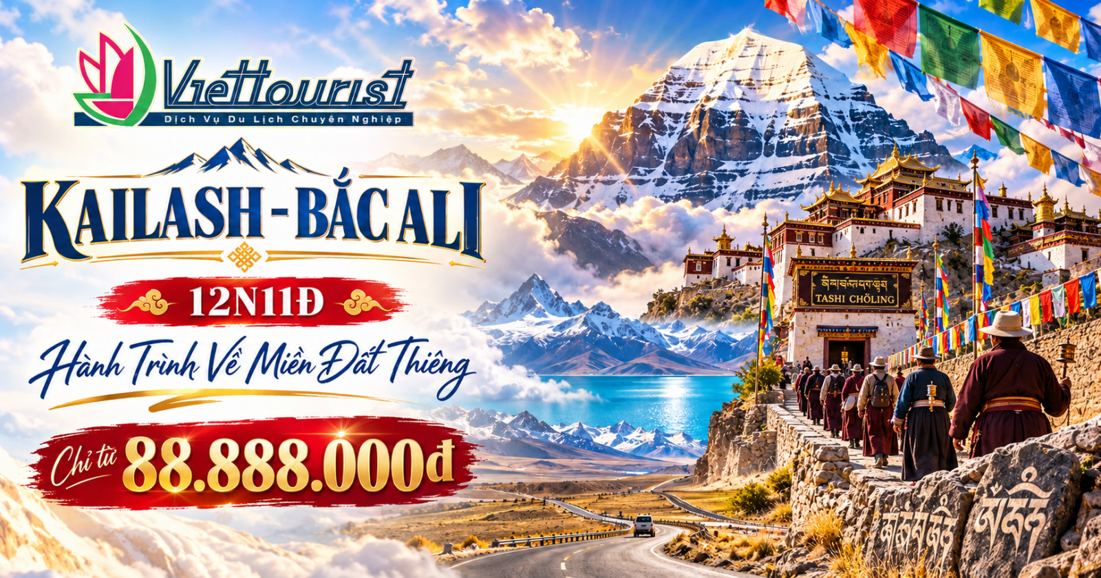 DU LỊCH TÂY TẠNG - TOUR HÀNH HƯƠNG KAILASH BẮC ALI 12 NGÀY 11 ĐÊM