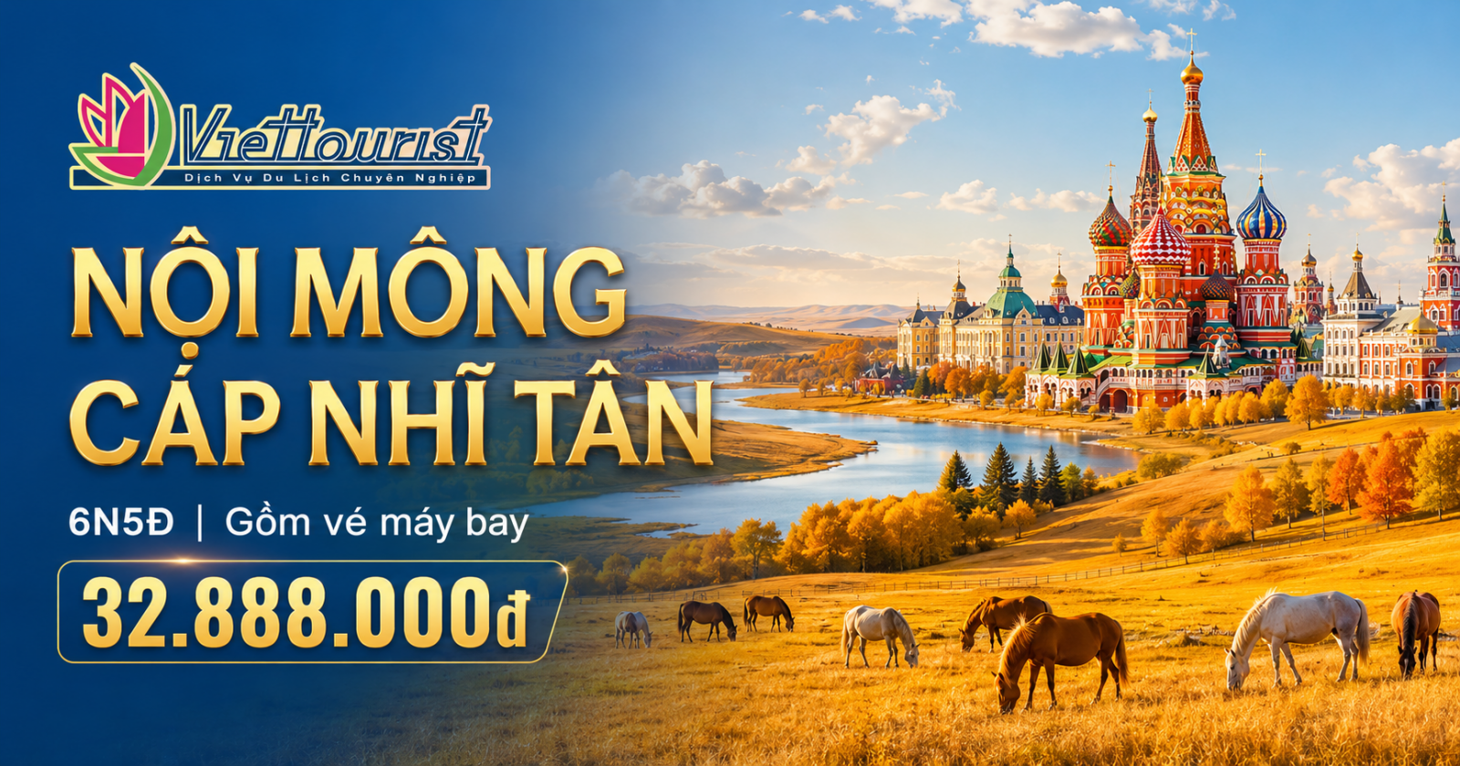 Tour du lịch Nội Mông - Hulunbuir - Hải Lạp Nhĩ - Mãn Châu Lý - Thảo nguyên - Hắc Sơn Đầu - Cáp Nhĩ Tân | Tour Đông Bắc Trung Quốc Mùa Hè - Thu 6N5Đ