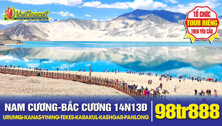Tour du lịch Nam Bắc Tân Cương 14N13Đ | Urumqi - Vịnh Ngũ Sắc - Kanas - Làng Hoà Mộc - Bố nhĩ Tân - Khắc Lạp Mã Y - Yining - Tekes - Karajun - Kashgar - Hồ KARAKUL - Đường PANLONG 600 khúc cua - Sông băng OYTAK.