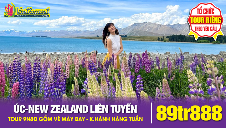 Tour du lịch Úc - New Zealand 9N8Đ | Sydney - Auckland - Hamilton - Taupo - Rotorua - Phim trường Hobbiton - Melbourne